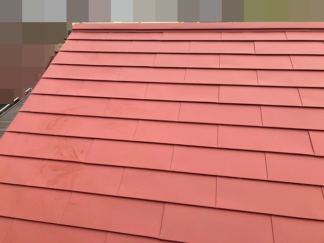 都留市で屋根カバー工法のビフォーアフター